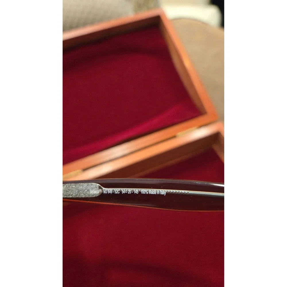Maui Jim Kiki Kiki MJ849-52C STG-SG Eyeglass Frame Only 54-20-145 Italy